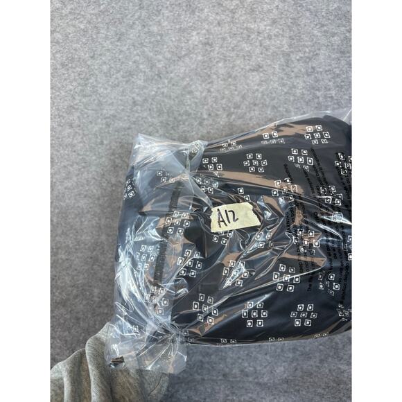 Pendleton Cardigan Women XL Black White Geometric Knit Silk Sweater Preppy Retro - Picture 5 of 5